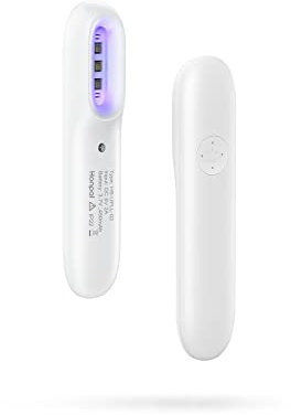 Honpal Lampe de 𝐏hotothérapie portable mini UV-B 311nm à bande étroite pour usage domestique avec minuterie numérique