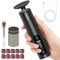 POFIBO Rapeuse Pieds Électrique - Rappe Pieds Pédicure 2 en 1 pour Corne Rechargeable avec Affichage (9 Vitesses Réglables) Ponceuse Pied pour Femmes Hommes Pédicures