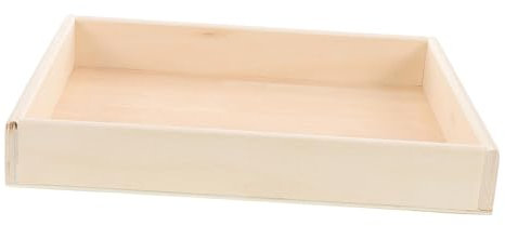 Toddmomy Wooden Puzzle Tray Kitchen Tray for Usherette Valet Jigsaw Puzzle Board Portable