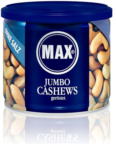 MAX Jumbo Cashew ger. o. Salz (6er Karton)