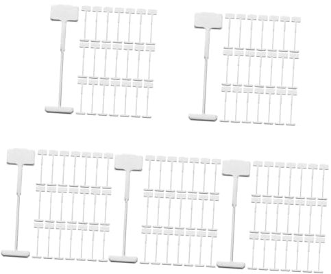 NUOBESTY 5 Sätze Fliesen Abstandshalter Wiederverwendbare Fliesen Nivellierungssysteme Mit Stahlstiften Für Küchen Balkone 100 Stück * 5