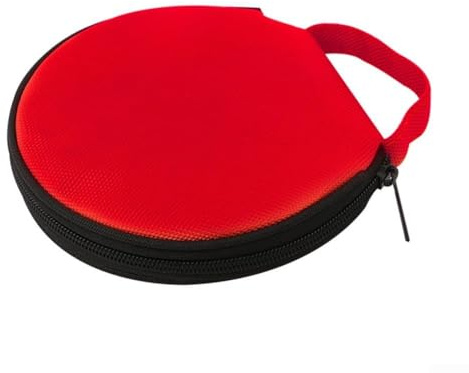 schwere Werkzeugtaschen, CD-Hülle, CD-Aufbewahrungstasche for 20 CDs, Oxford-Stoff, 16 x 2,5 cm, mehrfarbig, for die Organisation im Auto und zu Hause(Red)
