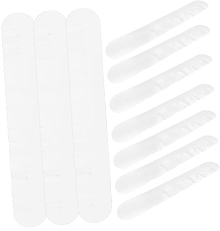 GANAZONO 10 Stück Teiliges PVC Heat Shield für Haarverlängerungen Hitzebeständige Schutzplatten für Kleber und Kopfhaut Langlebige Abstandshalter für Sicheres Styling bei DIY Extensions