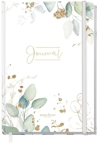 paper&you Journal Classic dotted A5: Motiv [Blattgold]