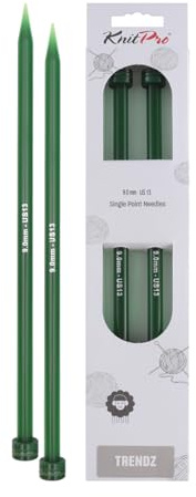 KnitPro Trendz Single Pointed Needles 10 (25cm) | 9.00mm