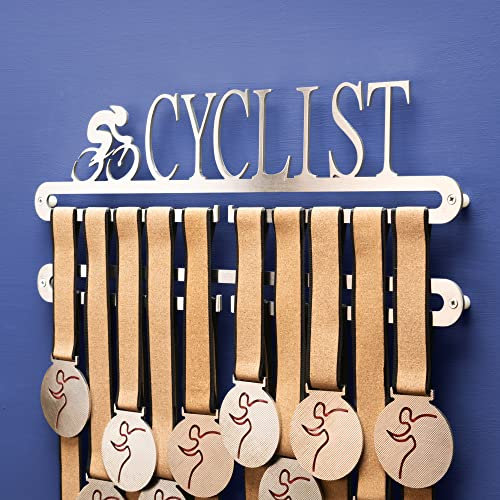 Qthrone Medaillen Aufhänger Radsport - Medaillenaufhänger Display Radfahrer - Medal Display Holder Cycling
