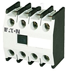 Eaton Eaton Moeller Hilfskontakt 4-polig, 1 Öffner + 3 Schließer Frontmontage mit Schraubanschluss Anschluss 4 A ac,
