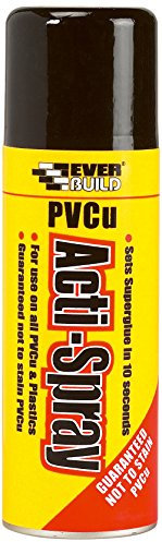 Everbuild PVCu ACTI-SPRAY Adhesives Superglues & Activators - 200ml
