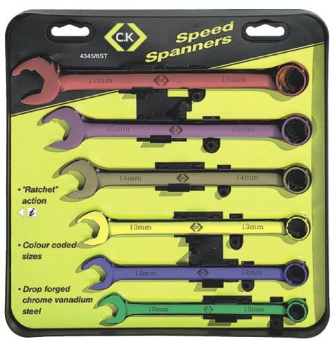 C.K T4345/6ST Speed Combination Spanner Set
