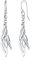 Elli Damen Schmuck Ohrringe Ohrhänger Blätter Boho Hippie Festival Pflanze Blatt Filigran Silber 925