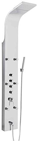 Metaform NIAGARA colonna doccia idromassaggio Inox Lucida.