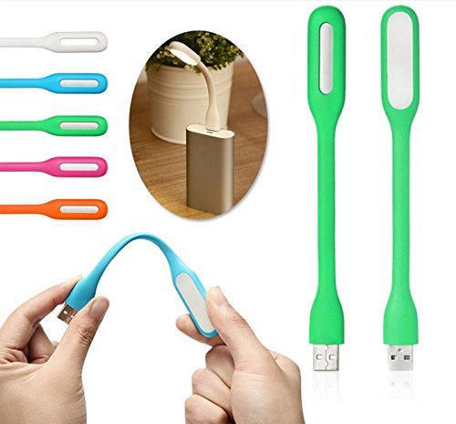 FWD 5 PZ Pieghevole Ultra Luminoso 1.2 W Mini Flessibile USB Lampada LED Luce per Notebook Computer Portatile Banca di Potere