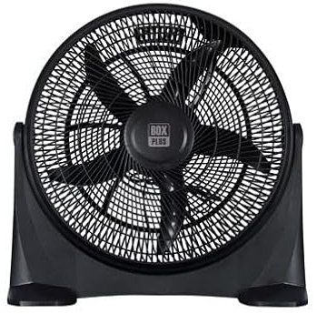 VDC Ventilator Box Fan Ø 50 cm 80 W schwenkbar 60 Grad schwarz