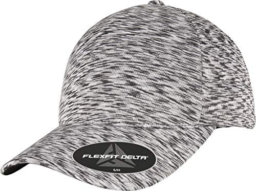 Flexfit Unisex 280-FLEXFIT Delta UNIPANEL Cap Baseballkappe, Melange Silver, L/XL