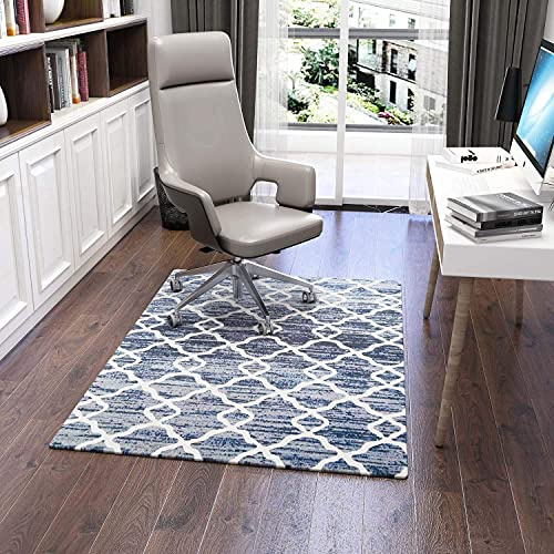 Luxury Office Chair Mat for Carpeted Floor, Desk Mat hardwood floors, 136x100cm Chair Mat Protector Carpet for Home Office, protects floors, anti-skidding, Santiago