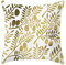 Ayoiow Kissenüberzug 45x45cm, Couchkissen Bezug Kissenhüllen Polyester Jackfruit Blätter Couchkissen Bezug Kissenbezüge Deko 18x18 Inch