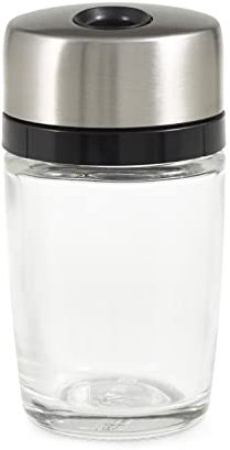 Cole & Mason kleines Kräuter Ersatzglas 8.9 cm für Gewürze mit Edelstahldeckel