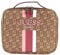 GUESS Wilder Cosmetic Organizer Case Taupe Logo