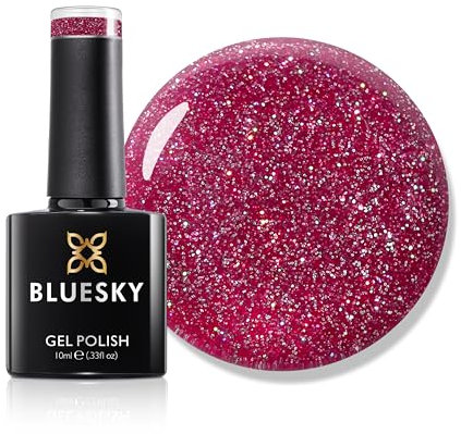 Bluesky Gel Nail Polish 10ml, Matrix Rose - LVM06, Pink Soak-Off Gel Polish for 21 Day Manicure, Professional, Salon& Home Use, Requires Curing Under UV/LED Lamp