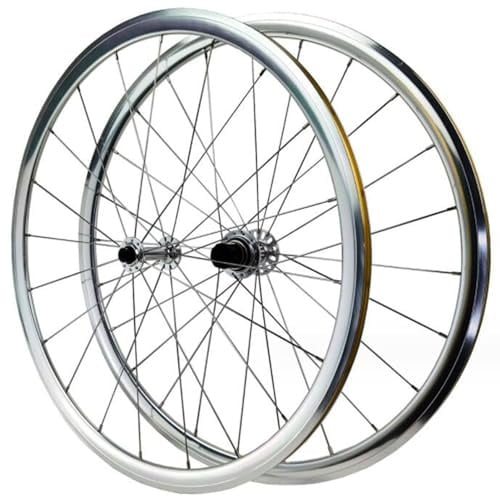 ZECHAO Schnellspanner 700C Rennrad Laufradsatz,Vorne 2 Hinten 4 Lager 20/24 Löcher CNC-Bremskantenringbremse C/V-Bremse Doppelwandige Felgen Wheelset