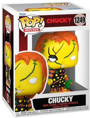 Funko Pop! Movies: Chucky VH - Chucky - Vinyl-Sammelfigur - Geschenkidee - Offizielle Handelswaren - Spielzeug Für Kinder und Erwachsene - Movies Fans - Modellfigur Für Sammler und Display