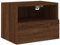 vidaXL Meuble TV Mural, Armoire de Télévision Suspendue avec Compartiment, Meuble Télé Flottant de Salon, Moderne, Chêne Marron Bois d'Ingénierie