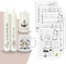 MilaBoo® Kerzentattoos (Hochzeit-A5)