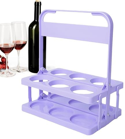 Beverage Carrier - Foldable Drink Carrier with Handle - Reusable Beer Collector, Drinks Container for Picnic BBQ Catering