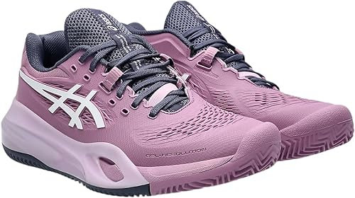 ASICS Damen Gel-Resolution X Clay Sneaker, UBE/Weiss, 42 EU