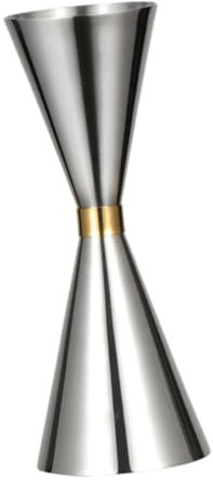 Messbecher Cocktail Jigger 60ml aus Edelstahl mit Skala für Barzubehör