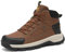 AX BOXING Scarpe Uomo Invernali Stivali Caldo Scarponcini Trekking Antiscivolo Scarpe da Neve Comode Stivaletti Outdoor (Marrone, 43 EU)