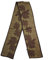 GIMIRO Satin Seidenschal Doppelschichten 150 x 16cm Krawatte Blumen Taillengürtel für Blazer, Mantel, Kleid (67# Coffee Olive Green Flower)