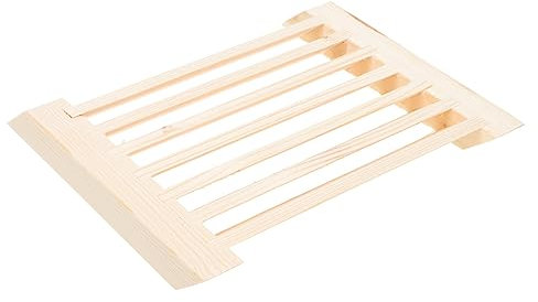 KONTONTY Saunaraum Luftauslassjalousien Holz Saunarollos Gitter Saunarumausstattung Lüftungspanel Zur Frischluftzufuhr Für Heimsauna Langlebig Und Einfach Zu Montieren