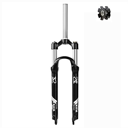 Forcelle per Bici da 26/27,5/29 Pollici in Lega di magnesio 1-1/8 Tubo Dritto per Bicicletta con Molla di Sospensione da Viaggio 120mm