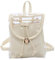 BESTYASH Damen-Rucksack Doppellagige Süßigkeiten-Handtasche Mädchen-Rucksack PVC-Leder Bequem Mehrere Taschen