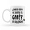 Wondernastic - Taza ¿Sabes cómo me gusta el café? En silencio, Capacidad 350 ml, Color Blanco, Taza de Cerámica, Apta para Lavavajillas y Microondas, Divertido y Original, Diseño Exclusivo