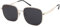JOOX große quadratische sonnenbrille für damen und herren, uv400 schutz und trendiger metallrahmen