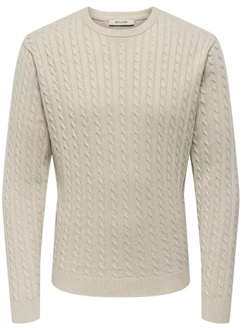 Only & Sons Male Strickpullover ONSLOUI Pullover | Knitted Pullover