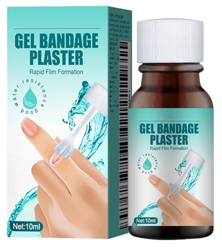 Colla Liquida per Bendaggi,Cerotto Liquido Trasparente,Asciugatura Rapida Liquid,Protettivo Wound 10ML