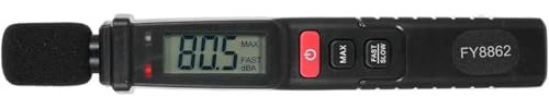 ChicBosomn Monitor de nivel de sonido de alta precisión FY8862 con pantalla LCD fácil de usar, ideal para monitorear ruidos de oficina y fábrica