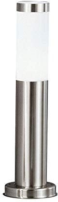 GLOBO LED Design Sockel Leuchte Garten Weg Beleuchtung Außen Stand Steh Lampe Edelstahl