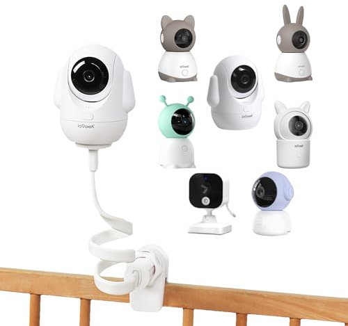 ieGeek Baby Monitor Holder for Cot, Universal Baby Camera Mount Baby Monitor Arm Flexible Compatible Baby 1T, Baby 4 and Any Baby Monitor Camera with 1/4’ Screw