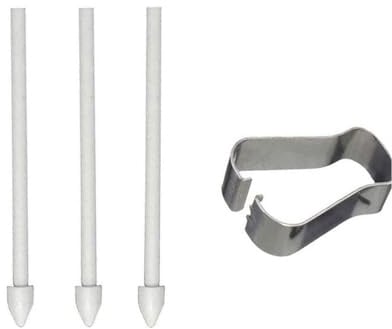 S Pen Spitzen Ersatz kompatibel mit Samsung Galaxy Tab S11 / S11 Ultra | Touchscreen Berühren Sie Stylus S Stiftspitzen 3 Grau