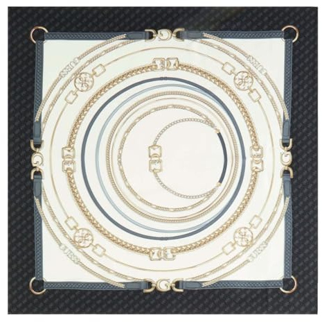 GUESS Tuch Foulard 90X90 Black schwarz