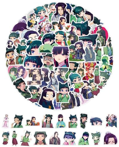 ZKUNL 120pcs anime sticker, Maomao Stickers,Wasserdicht Partyzubehör für Kinder,Fahrräder Gepäck Computer Skateboard Auto Motorrad Wasserfest Aufklebers