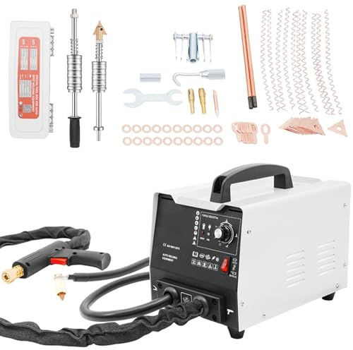 Spotter - Spotter per carrozzeria, 3 KW, 61 pezzi, saldatrice automatica e manuale, per riparazione di ammaccature