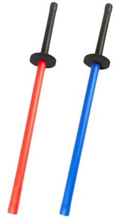 Fxzqgnh Set di 2 Bastoni da Allenamento in Schiuma, Bastoni da Allenamento Leggeri per Arti Marziali, Attrezzatura per L'allenamento di Kendo, 80 Cm