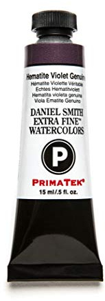 Daniel Smith Extra Fine Watercolor 15ml Paint Tube, Hematite Violet Genuine (284600157), 0.51 Fl Oz (Pack of 1)
