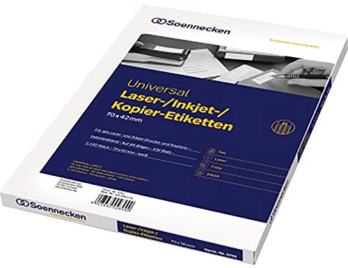 Soennecken Etikett 5761 70x42mm weiß 2.100 St./Pack.