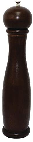 Olympia Dark Wood Salt and Pepper Mill 13In Kitchen Spice Grinder Shaker